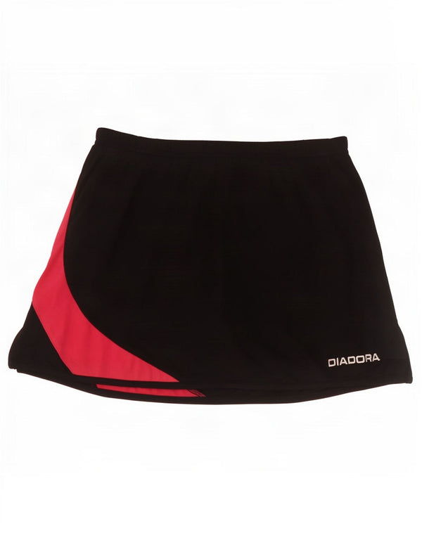 Diadora Γυναικείο Skort UK 10 Small Black Colourblock