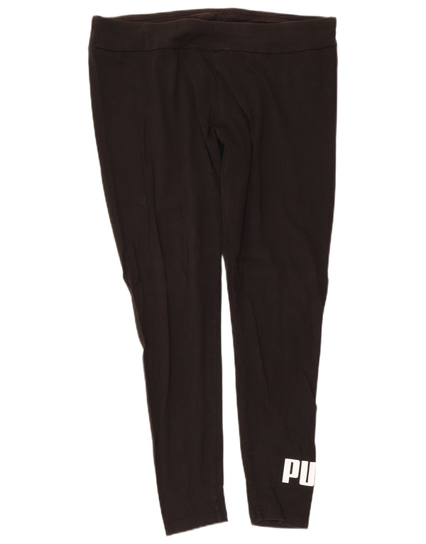 Puma Γυναικείο Γραφικό Κολάν UK 18 XL Μαύρο βαμβακερό
