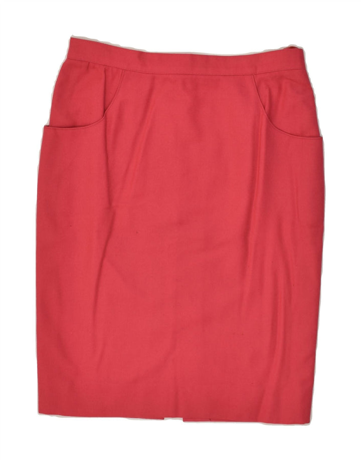 VINTAGE Womens Midi Skirt W28 Medium Pink | Vintage Vintage | Thrift | Second-Hand Vintage | Used Clothing | Messina Hembry 