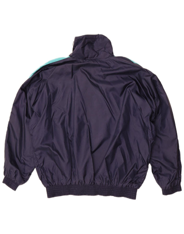 Ανδρική φόρμα Vintage Top Jacket Large Navy Blue Colorblock Nylon