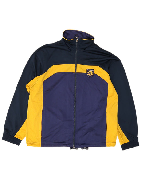 Lotto Γυναικεία αθλητική φόρμα Top Jacket UK 22 3XL Navy Blue Colorblock Polyester