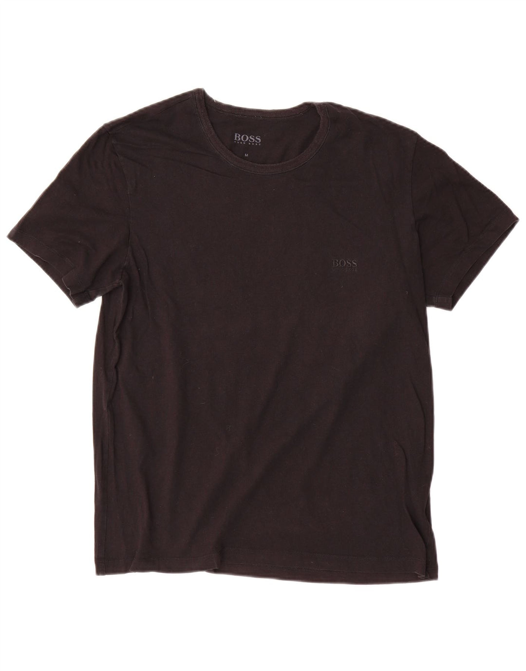 Ανδρικό T-Shirt Hugo Boss Τοπ μεσαίο μαύρο βαμβακερό