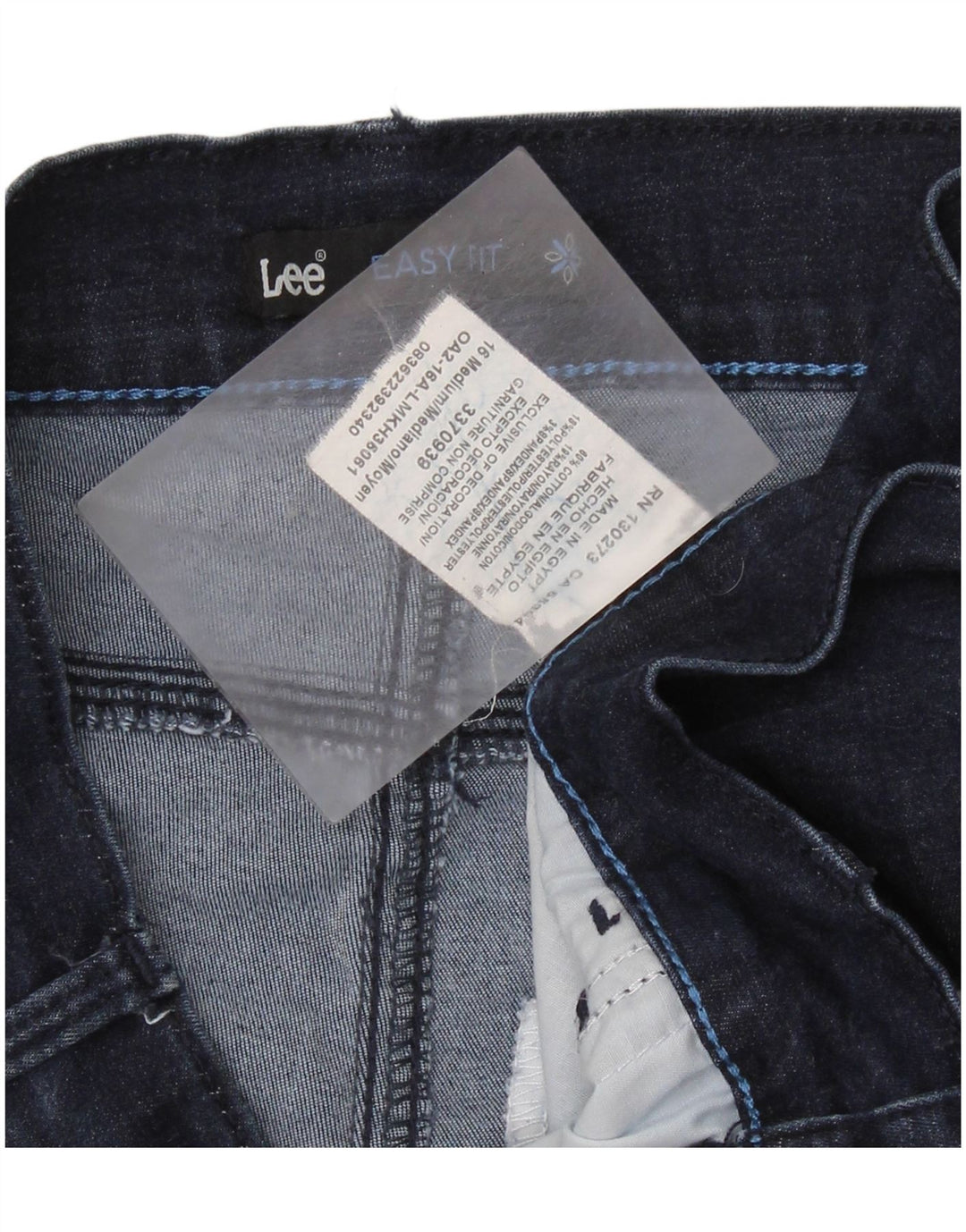 LEE Γυναικείο Easy Fit Ψηλόμεσο Κάπρι Τζιν US 16 2XL W34 L21 Navy Blue