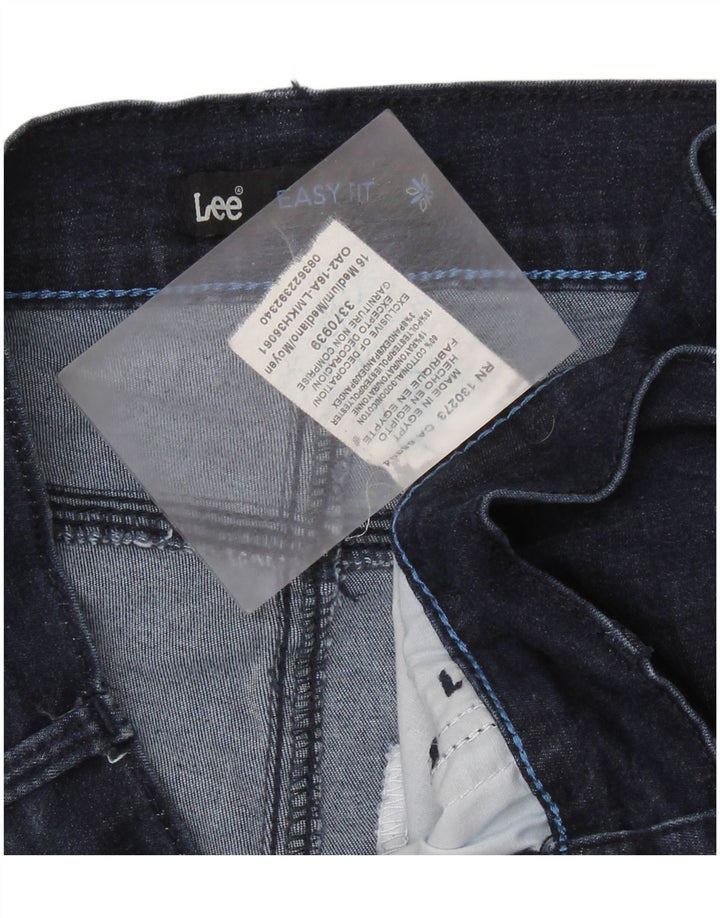LEE Γυναικείο Easy Fit Ψηλόμεσο Κάπρι Τζιν US 16 2XL W34 L21 Navy Blue