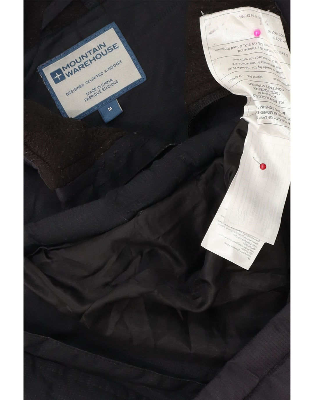 MOUNTAIN WAREHOUSE Ανδρικά padded Gilet UK 38 Medium Navy Blue Polyester