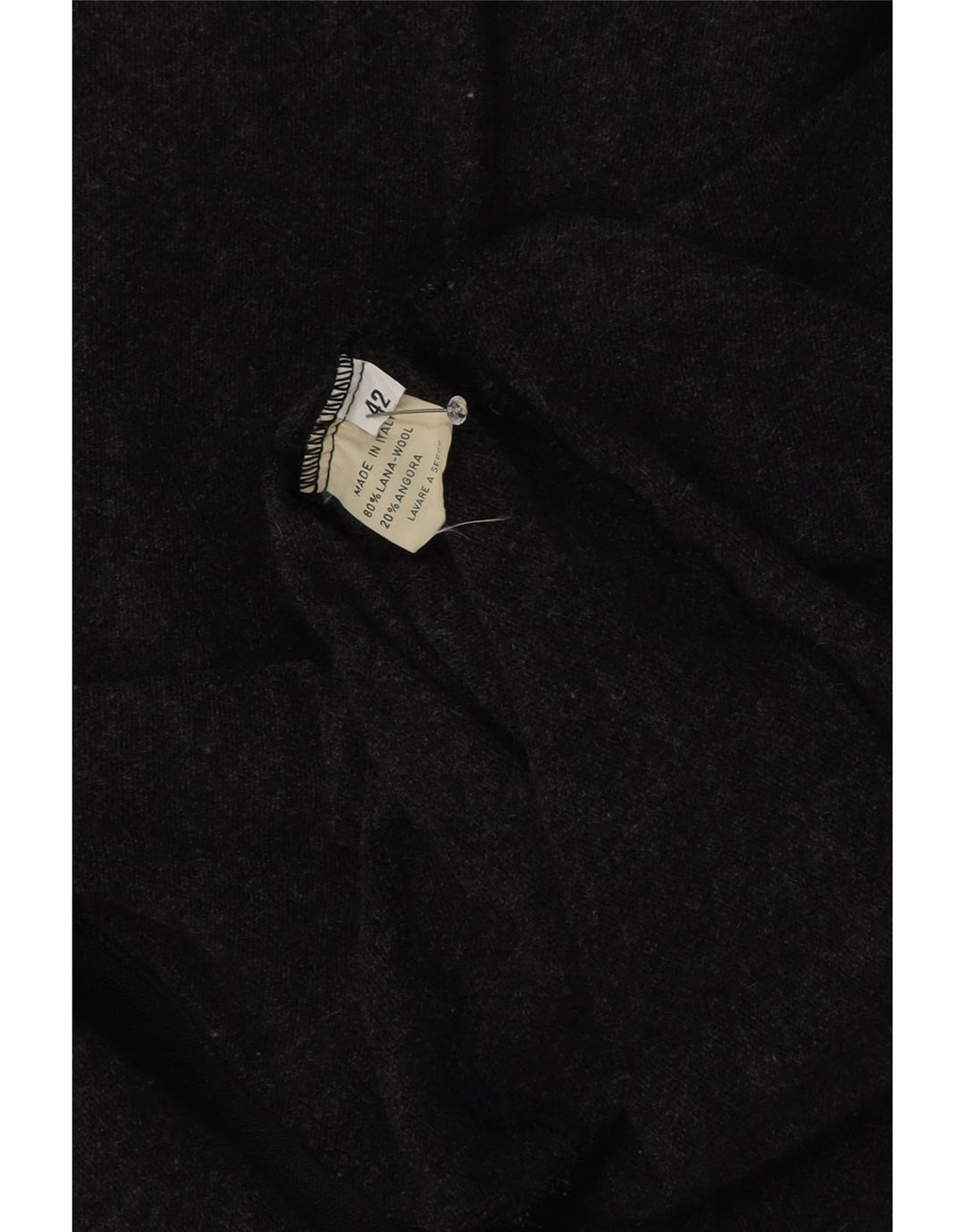 Vintage Γυναικεία Ζακέτα πουλόβερ IT 42 Μεσαίο Γκρι Μαλλί