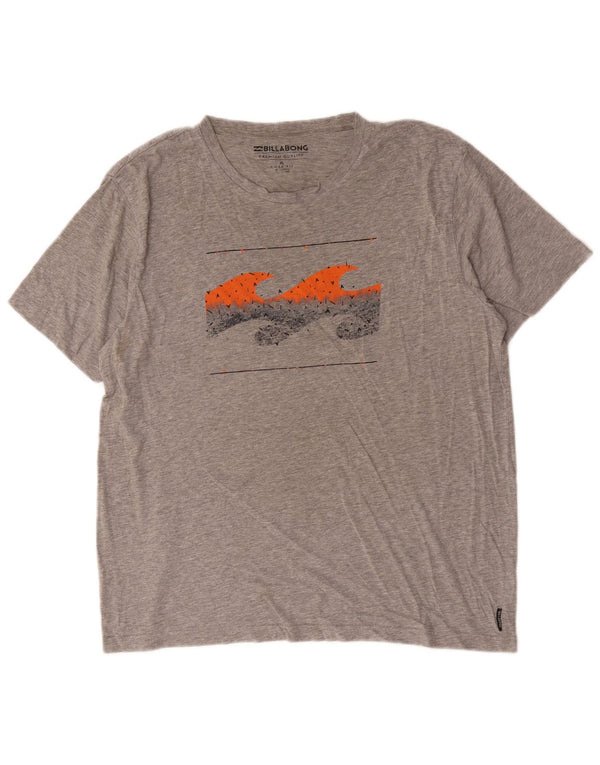 Billabong Ανδρικό T-Shirt Core Fit Graphic Top XL Γκρι βαμβακερό