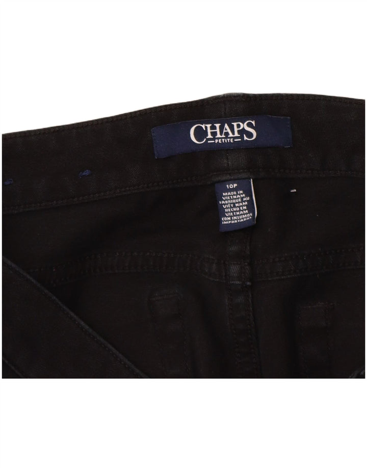CHAPS Γυναικείο Petite Straight Casual Παντελόνι US 10 Μεγάλο W30 L27 Μαύρο
