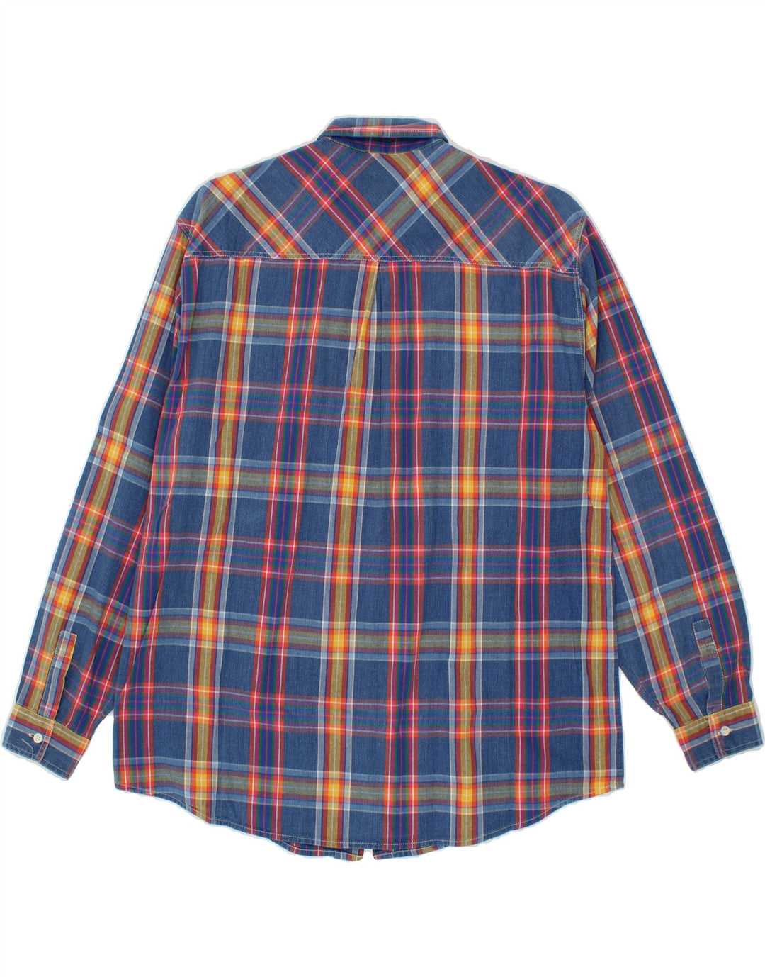 PEPPERINO Boys Shirt 15-16 Years XL Blue Check Cotton Vintage Pepperino and Second-Hand Pepperino from Messina Hembry 