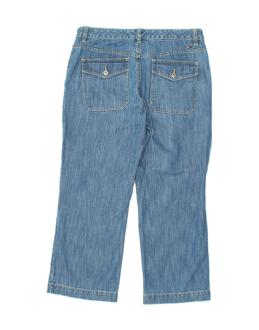 TOMMY HILFIGER Womens Cropped Jeans W30 L25  Blue Cotton Vintage Tommy Hilfiger and Second-Hand Tommy Hilfiger from Messina Hembry 
