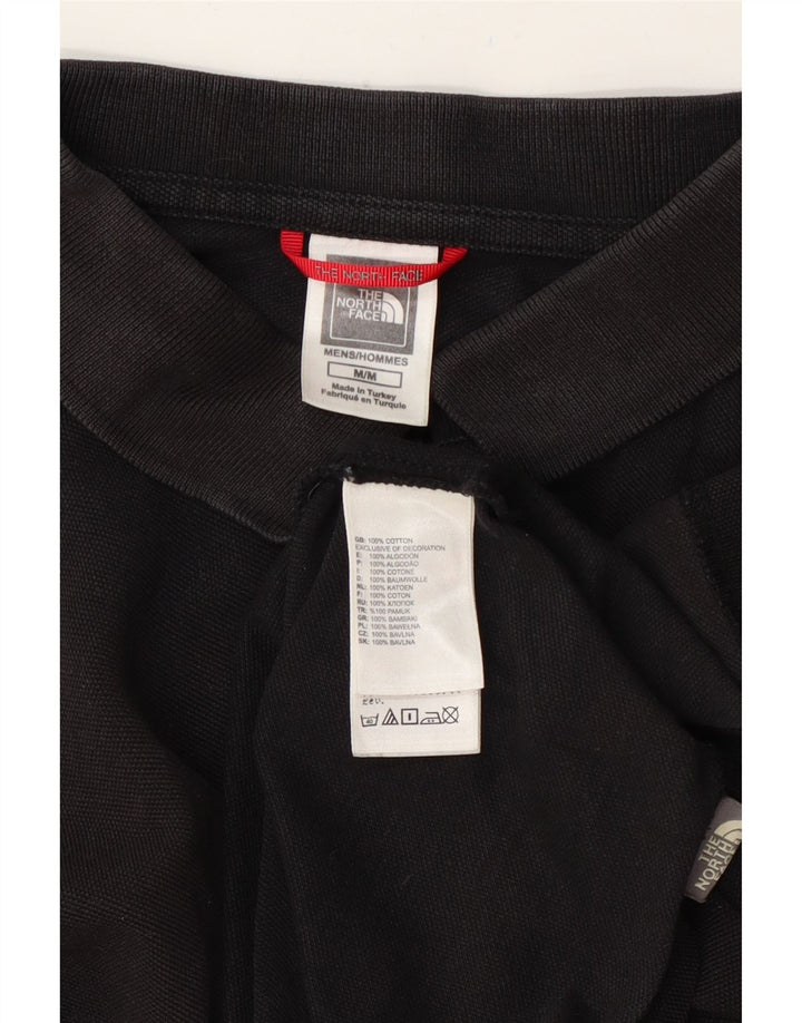 Ανδρικό πουκάμισο πόλο North Face, μεσαίο μαύρο βαμβακερό