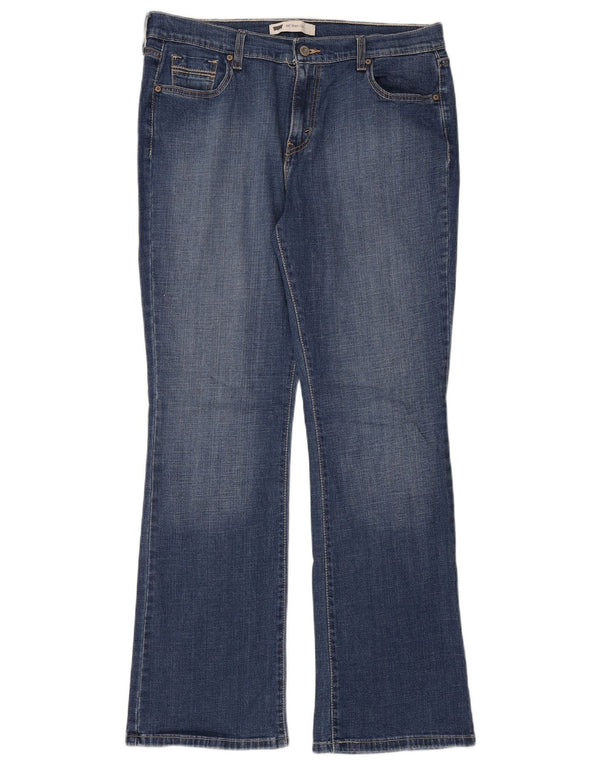 Levi's Womens 515 Bootcut Jeans US 14 XL W34 L32 Μπλε βαμβακερό