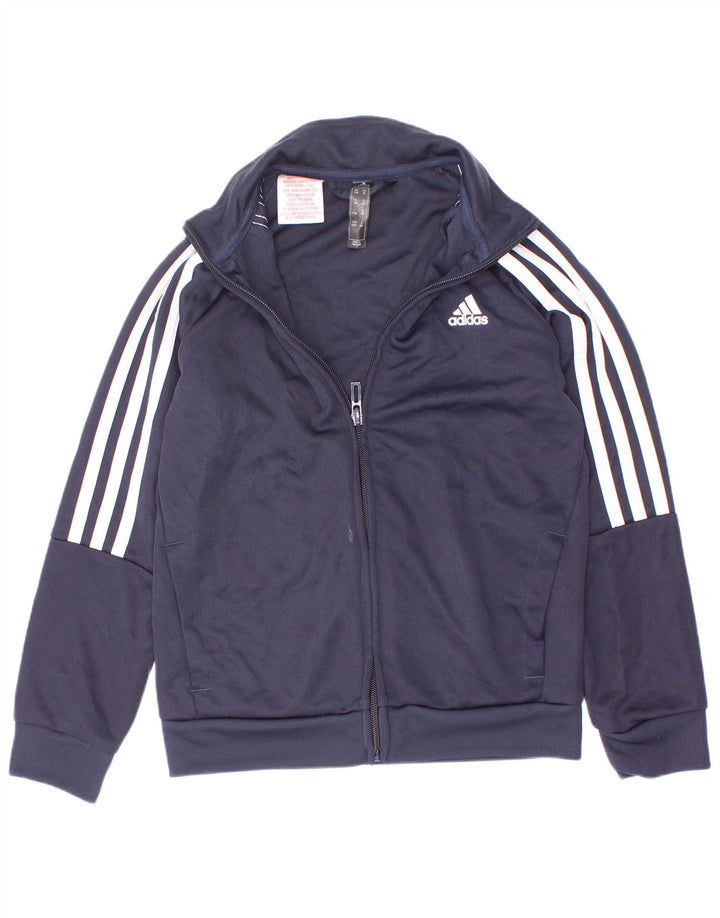 Adidas Boys Aeroready αθλητική φόρμα φόρμας 7-8 ετών Navy Blue Polyester