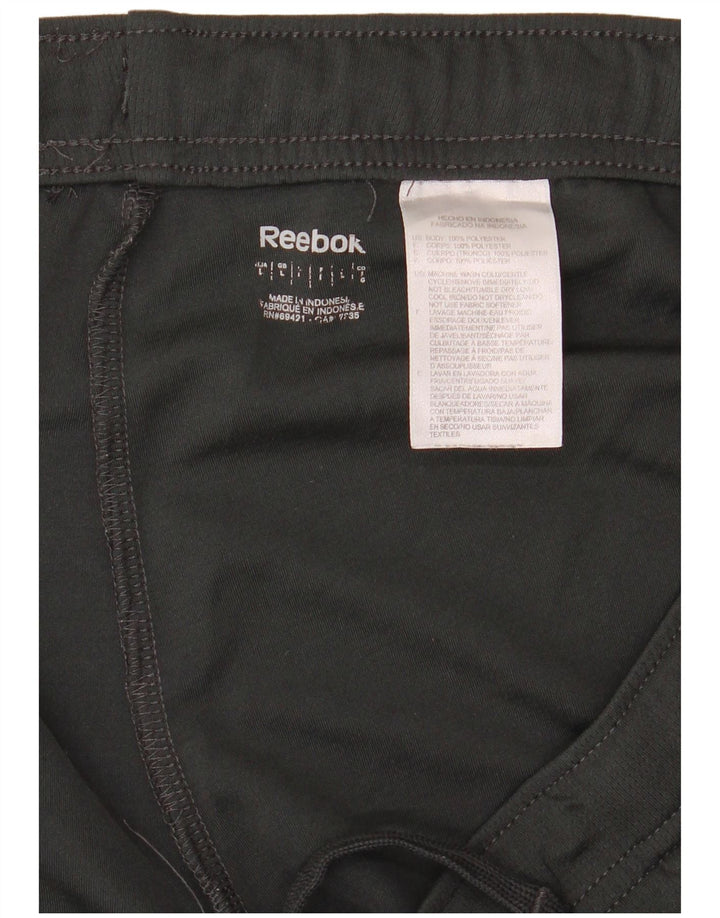 Ανδρικό αθλητικό σορτς REEBOK μεγάλο μαύρο πολυεστέρα