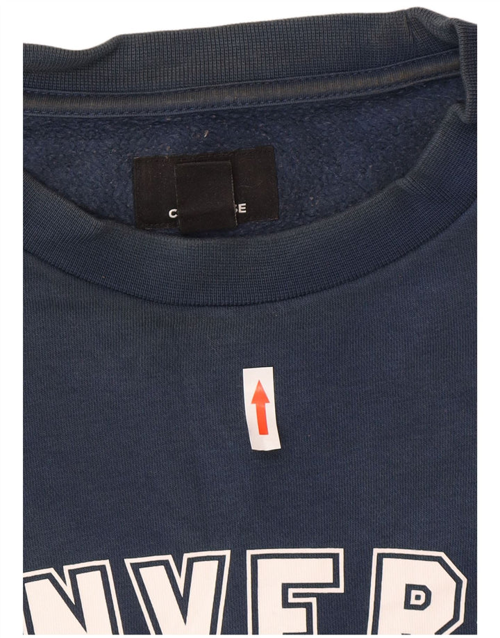 Ανδρικό γραφικό φούτερ Converse Jumper Small Navy Blue