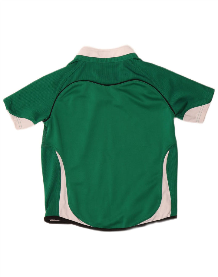 PUMA Boys IRFU Graphic T-shirt Top 9-10 Years Green Colourblock
