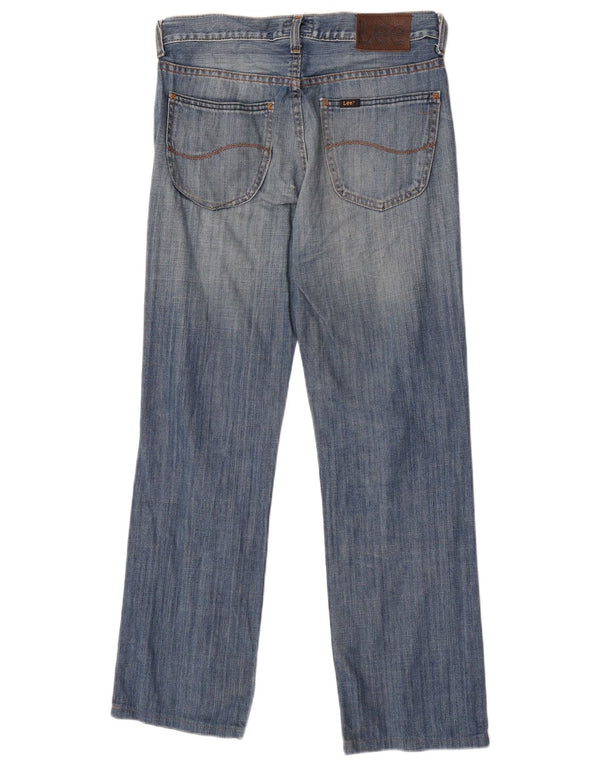 Lee Mens Seattle Straight Jeans W31 L30 Blue Cotton