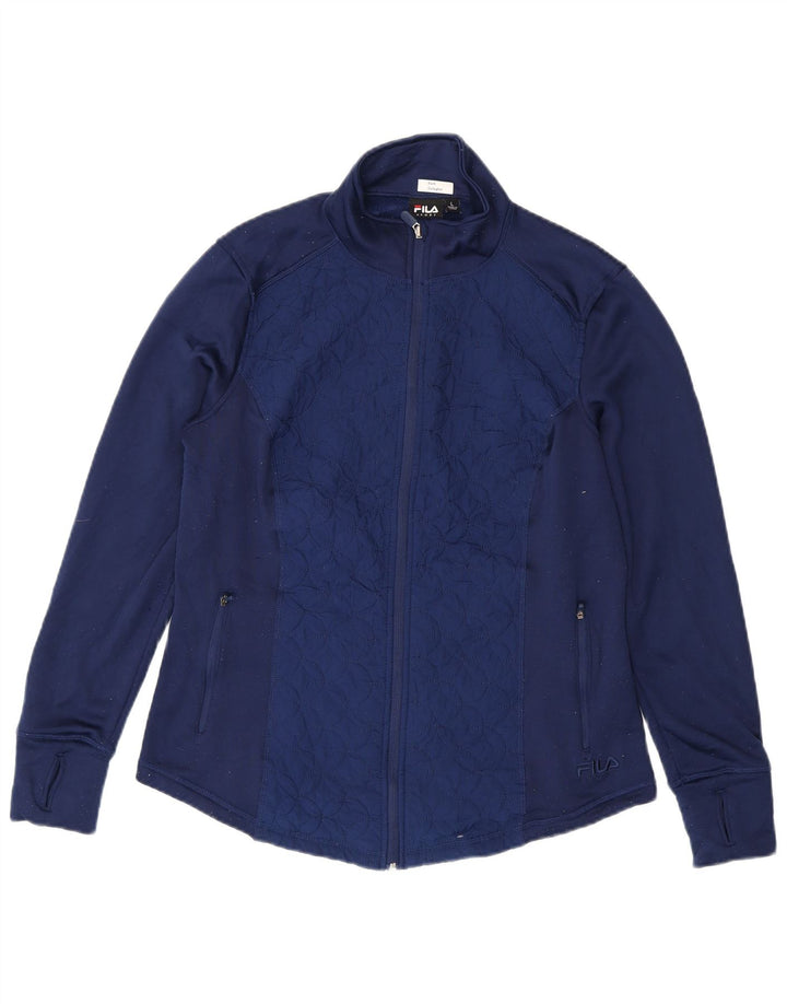 Γυναικεία φόρμα FILA Top Jacket UK 16 Large Navy Blue Polyester