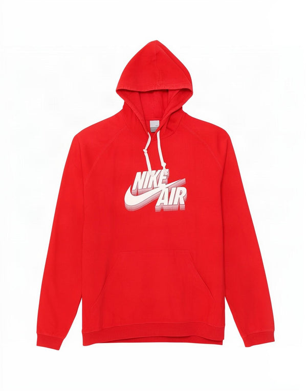 Ανδρικό γραφικό κουκούλα Nike UK 45/47 XL Κόκκινο βαμβακερό