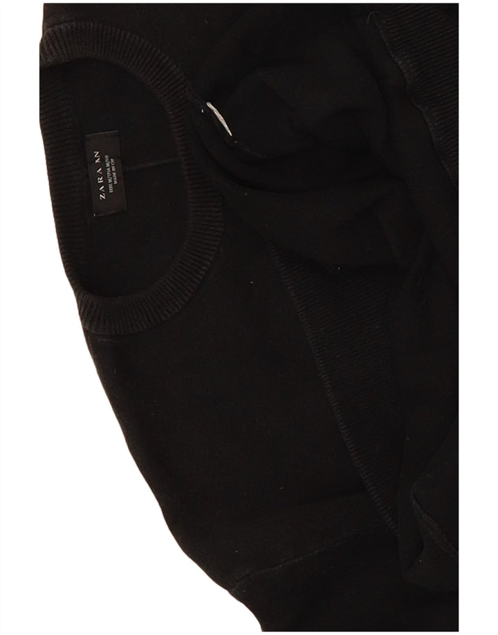 Ανδρικό φούτερ Zara Jumper Medium Μαύρο