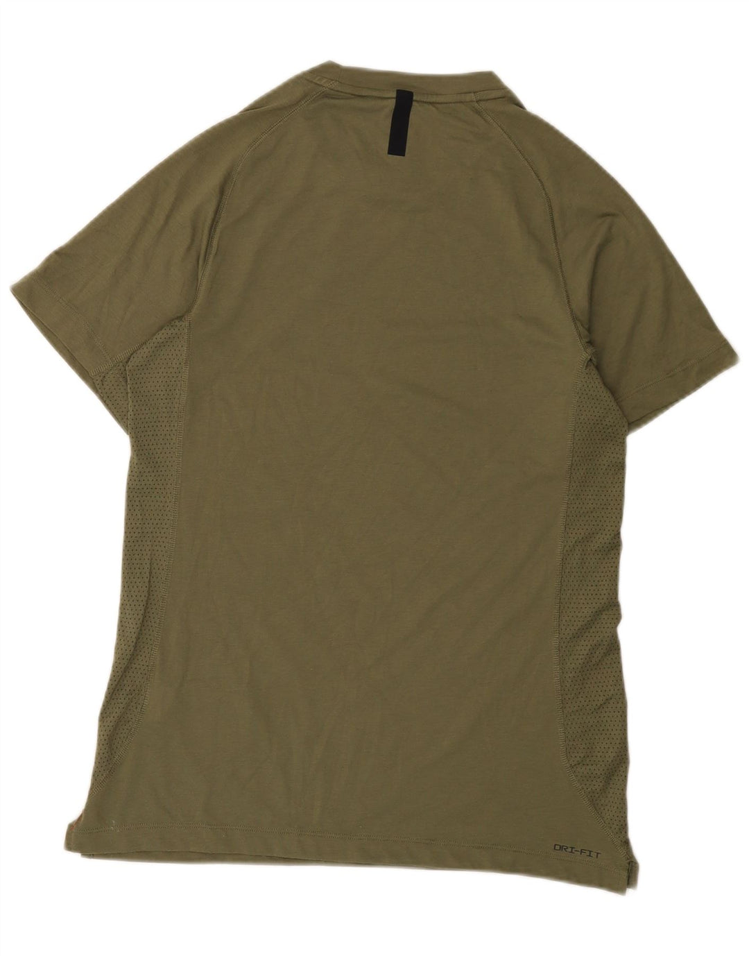 Ανδρικό T-Shirt Nike Dri Fit Τοπ μεσαίο χακί πολυεστέρας