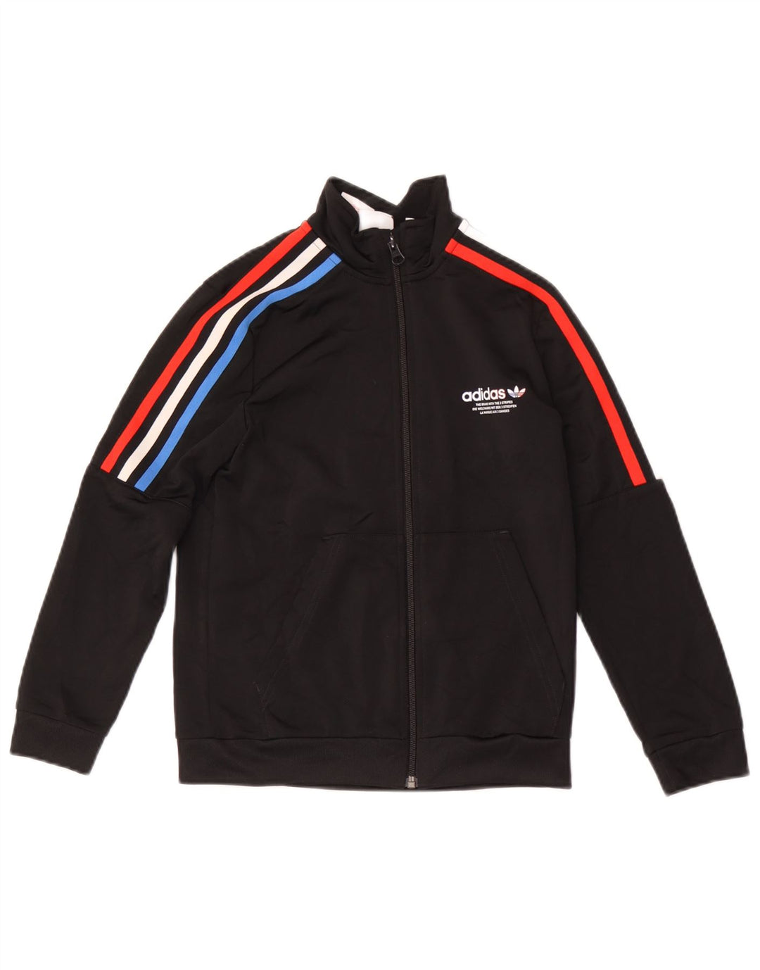 Adidas Boys αθλητική φόρμα Adidas Top Jacket 9-10 Years Black Colourblock Polyester