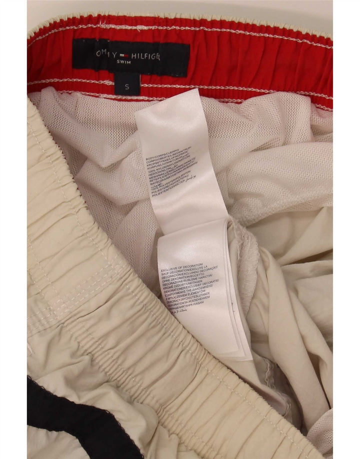 Ανδρικό σορτς κολύμβησης Tommy Hilfiger Small Beige Colourblock Polyester