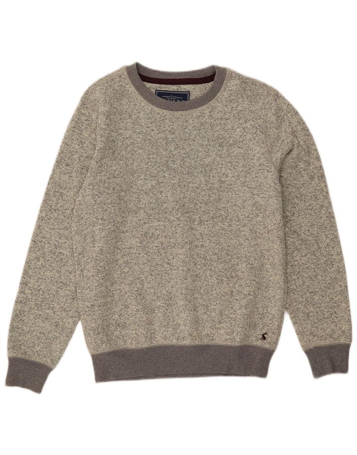 Ανδρικό πουλόβερ Joules Boat Neck Jumper Μικρό Γκρι Πολυεστέρας