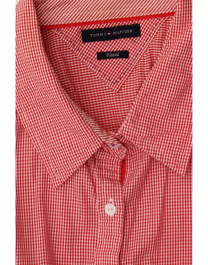 Tommy Hilfiger γυναικείο πουκάμισο UK 16 μεγάλο κόκκινο Gingham