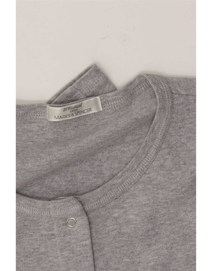 Marks & Spencer Γυναικεία μπλούζα με 3/4 μανίκια Τοπ UK 14 Medium Grey