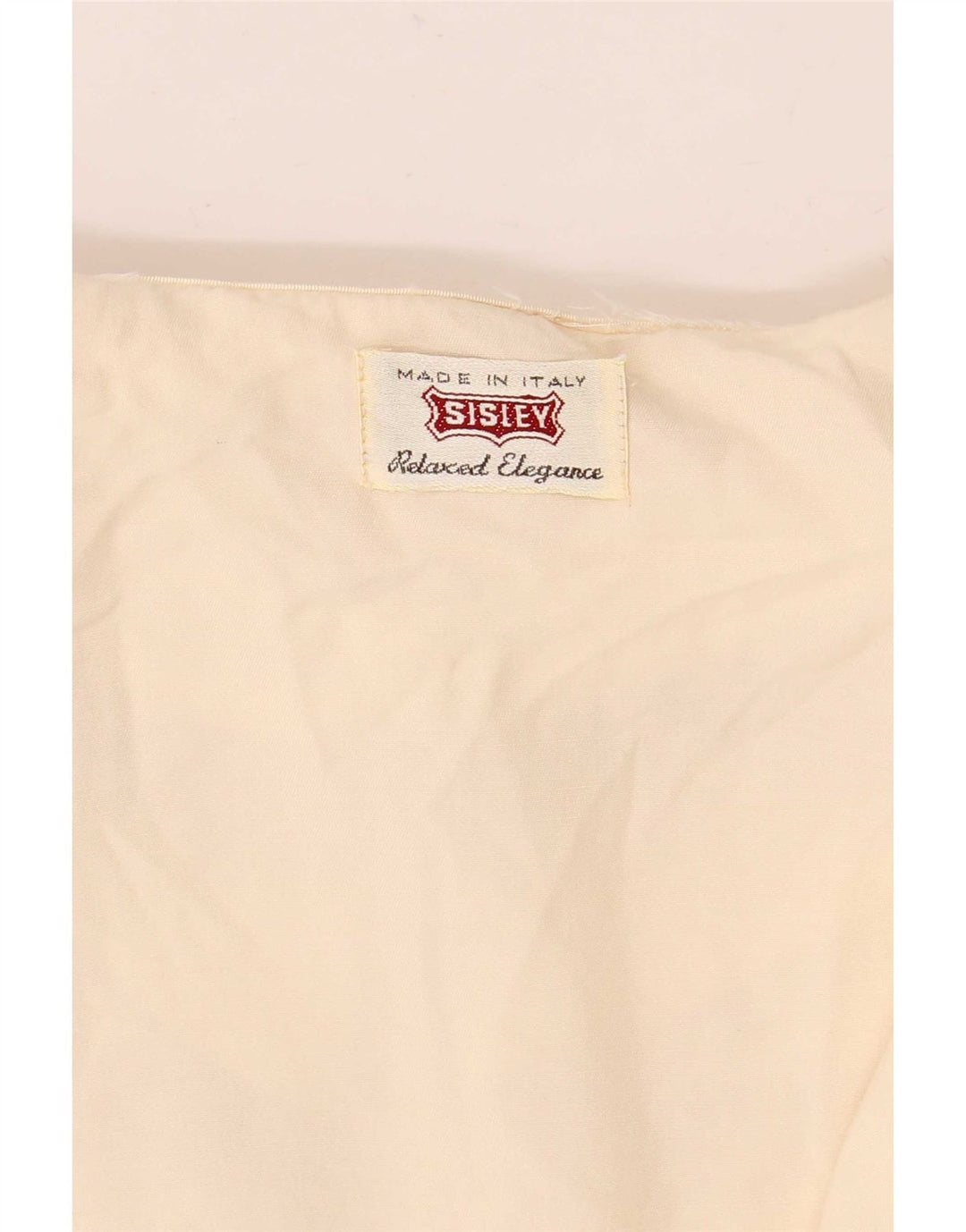 Sisley Γυναικείο πουκάμισο Μπλούζα UK 14 Medium Off White Floral