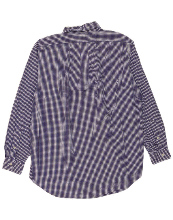 Polo Ralph Lauren Ανδρικό πουκάμισο Yarmouth Μέγεθος 16 1/2 Large Blue Gingham Cotton