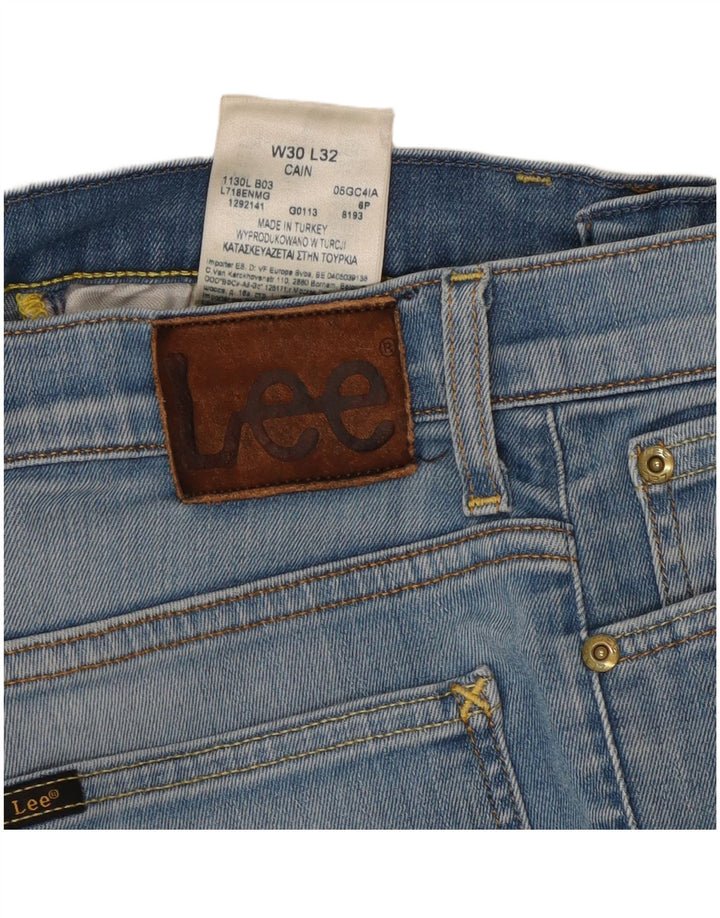 LEE Γυναικείο Τζιν Cain Slim W30 L27 Μπλε βαμβακερό