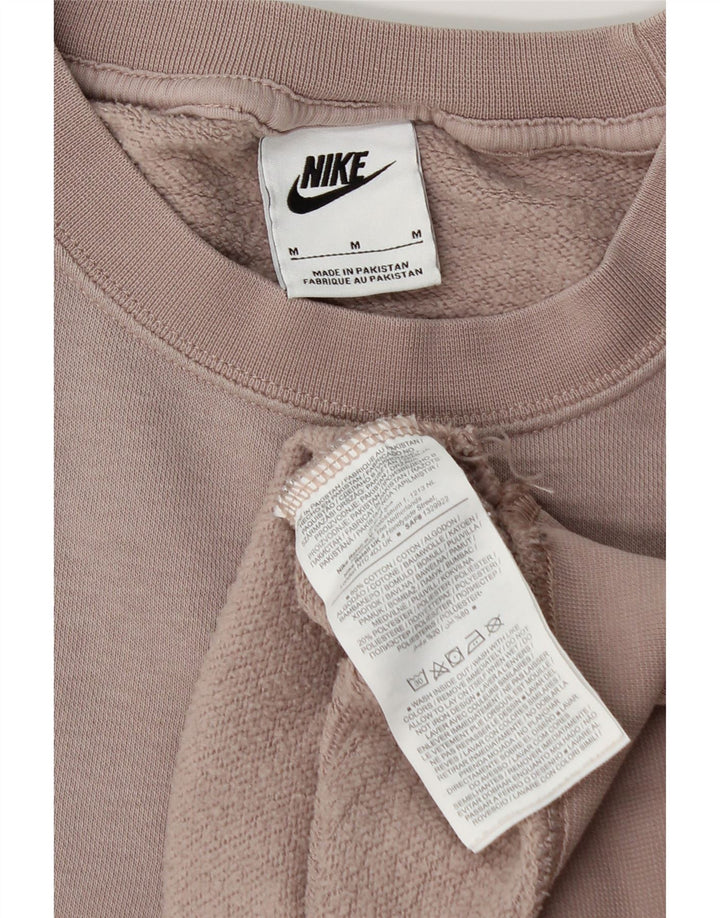 Γυναικείο φούτερ Nike Crop Oversized Jumper UK 14 Μεσαίο ροζ βαμβακερό