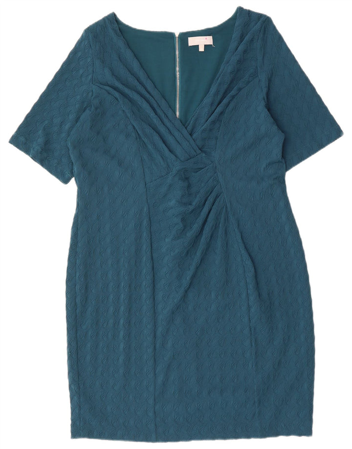 Γυναικείο φόρεμα με θήκη PER UNA UK 18 XL Blue Polyester