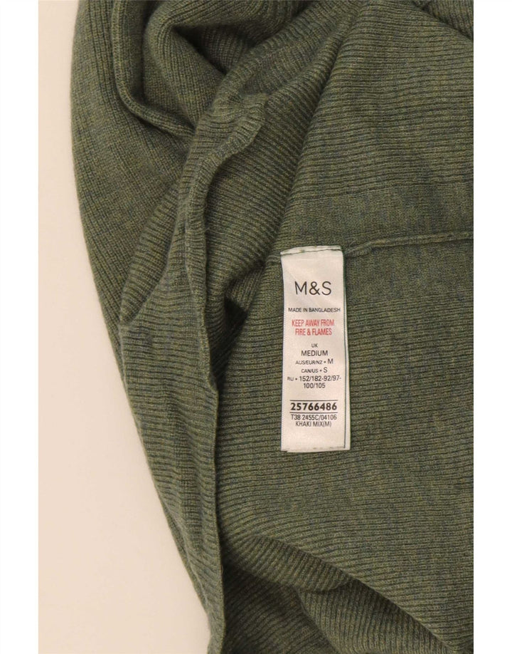 Marks & Spencer Γυναικείο πουλόβερ με λαιμό χελώνα UK 14 Μεσαίο πράσινο