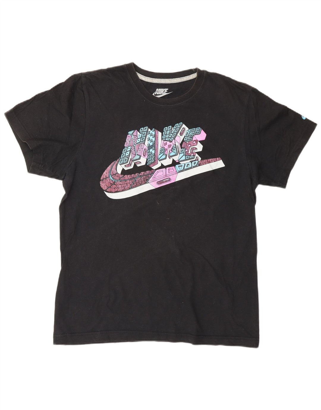 Ανδρικό γραφικό μπλουζάκι NIKE Regular Fit Top Small Black
