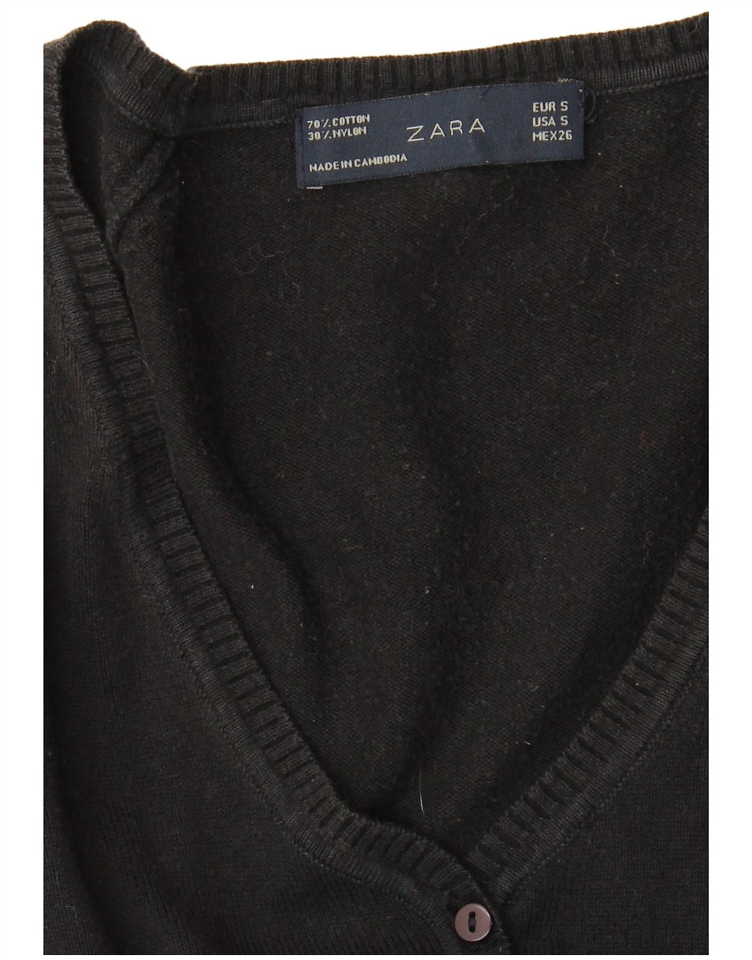 Zara Γυναικείο πουλόβερ UK 10 Small Black