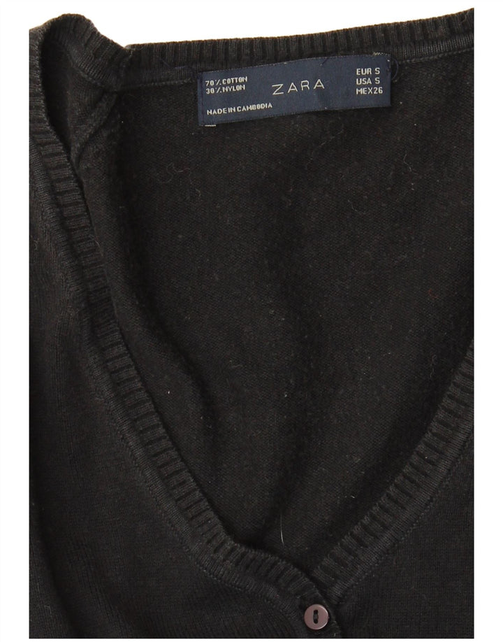 Zara Γυναικείο πουλόβερ UK 10 Small Black