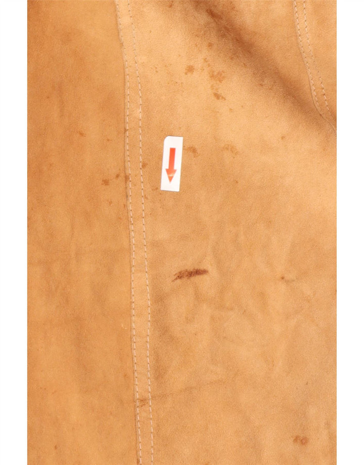 Carnaby Street Γυναικείο Σουέντ Πανωφόρι UK 10 Small Beige