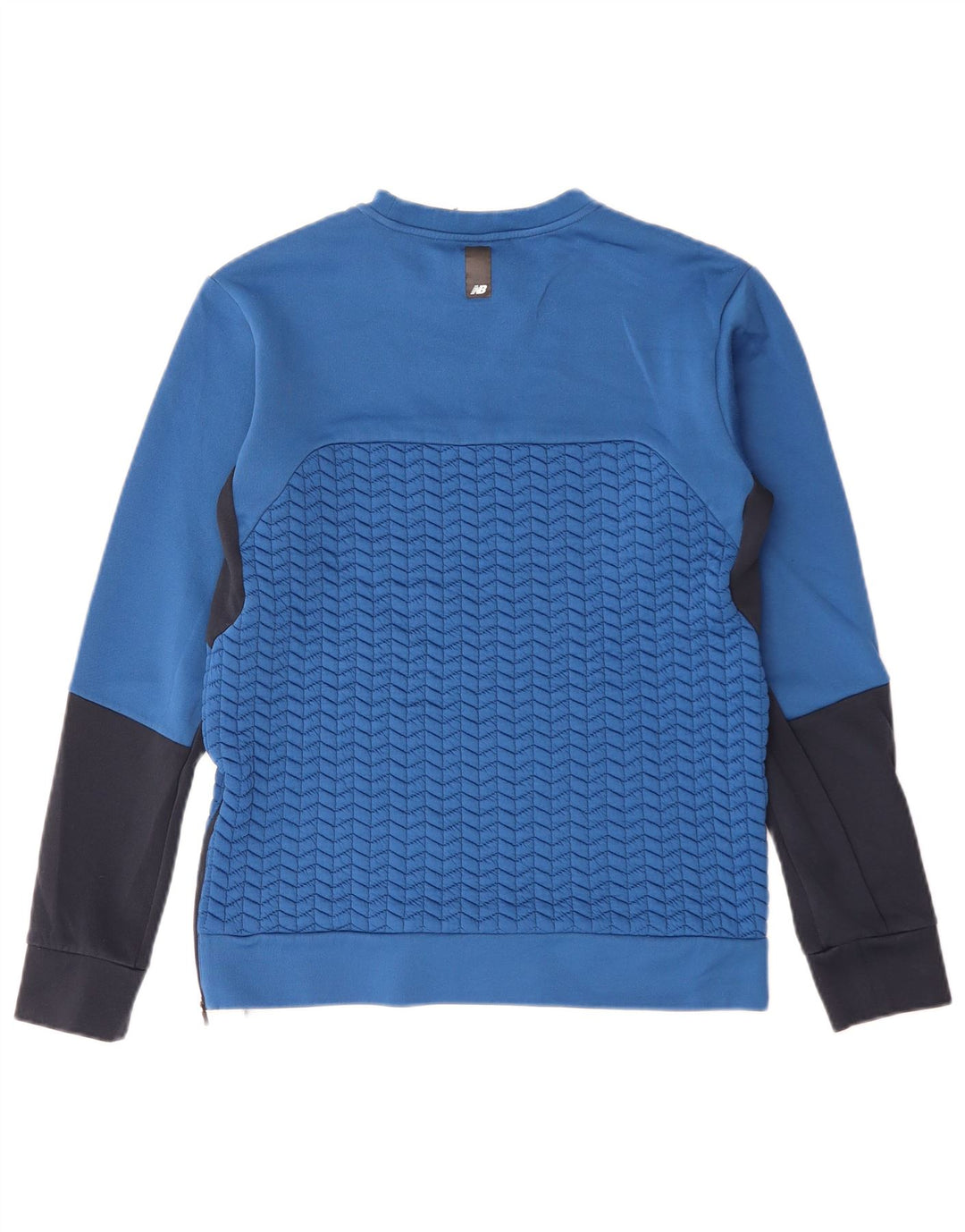 NEW BALANCE Ανδρικό φούτερ Jumper Small Blue Colourblock Polyester