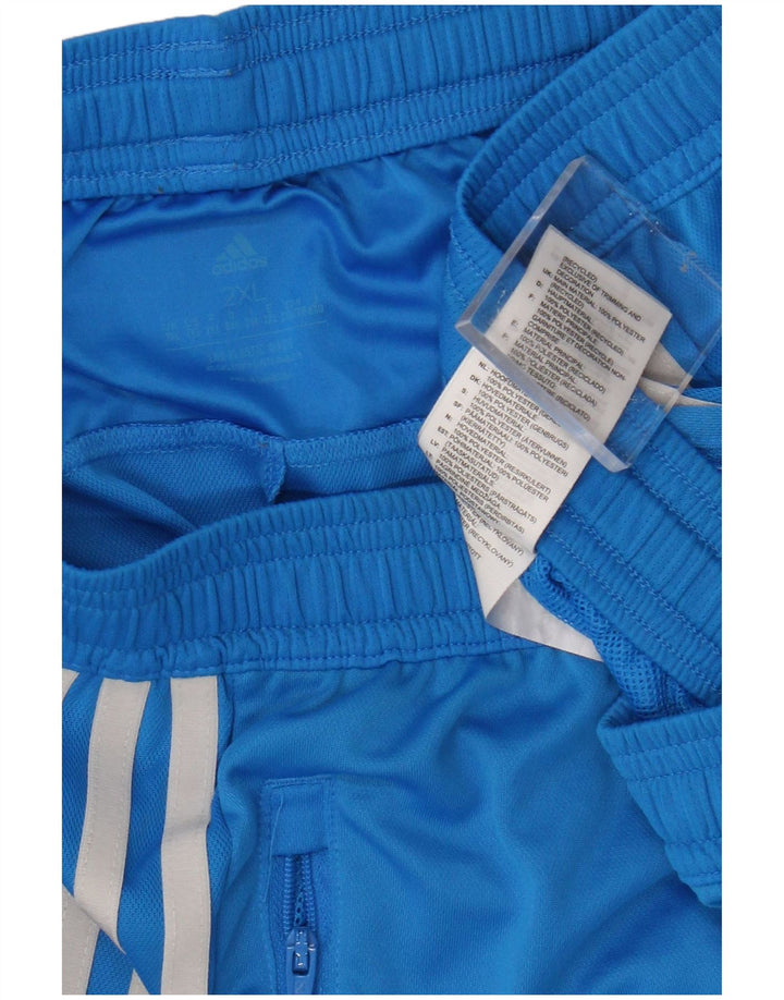 Ανδρικό αθλητικό σορτς Adidas Aeroready 2XL μπλε πολυεστέρα