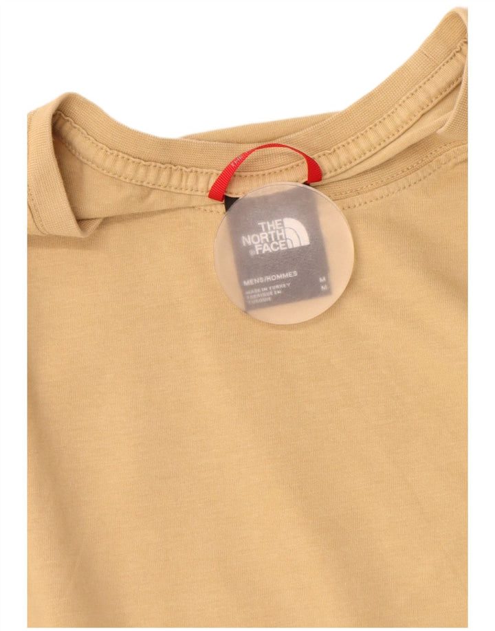 THE NORTH FACE Ανδρικό γραφικό T-Shirt Top Medium Beige Βαμβακερό