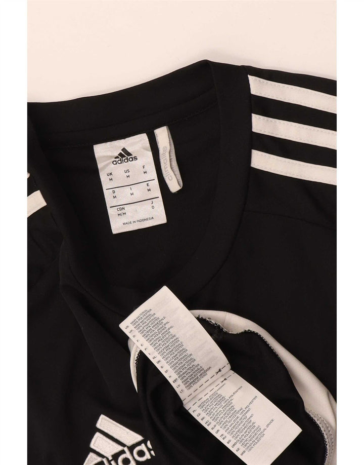 Ανδρικό T-Shirt Climalite Adidas Top Medium Black Colourblock Πολυεστέρας