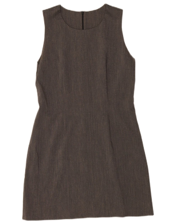 Vintage Γυναικείο Αμάνικο Φόρεμα IT 42 Μεσαίο γκρι βισκόζη