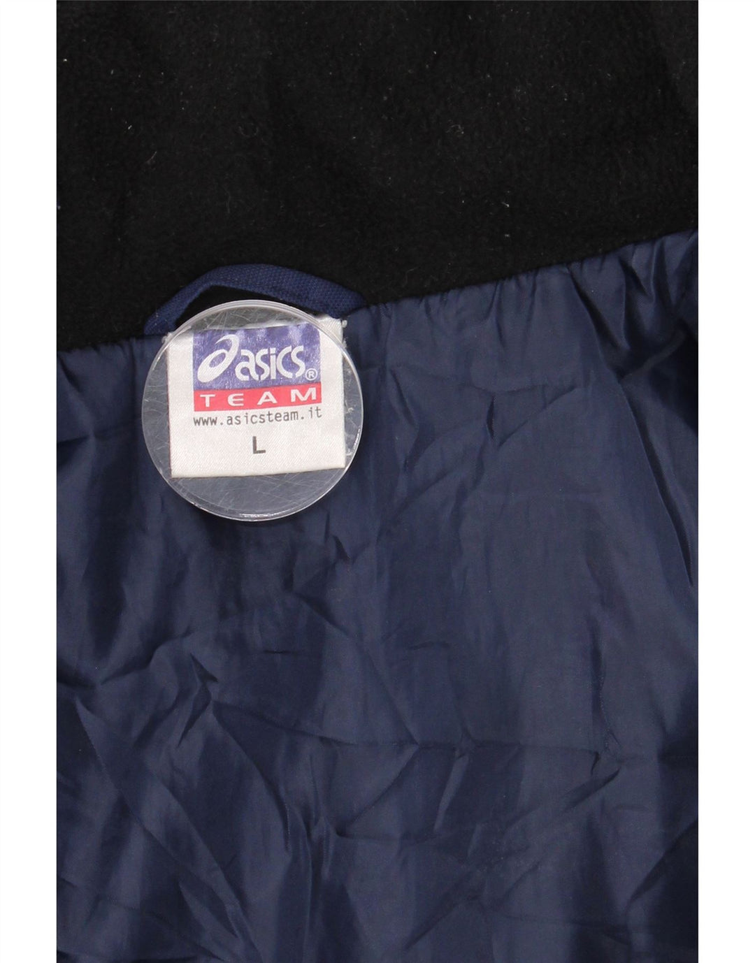 Ανδρικό μπουφάν Asics Windbreaker UK 40 Large Navy Blue Colorblock Nylon