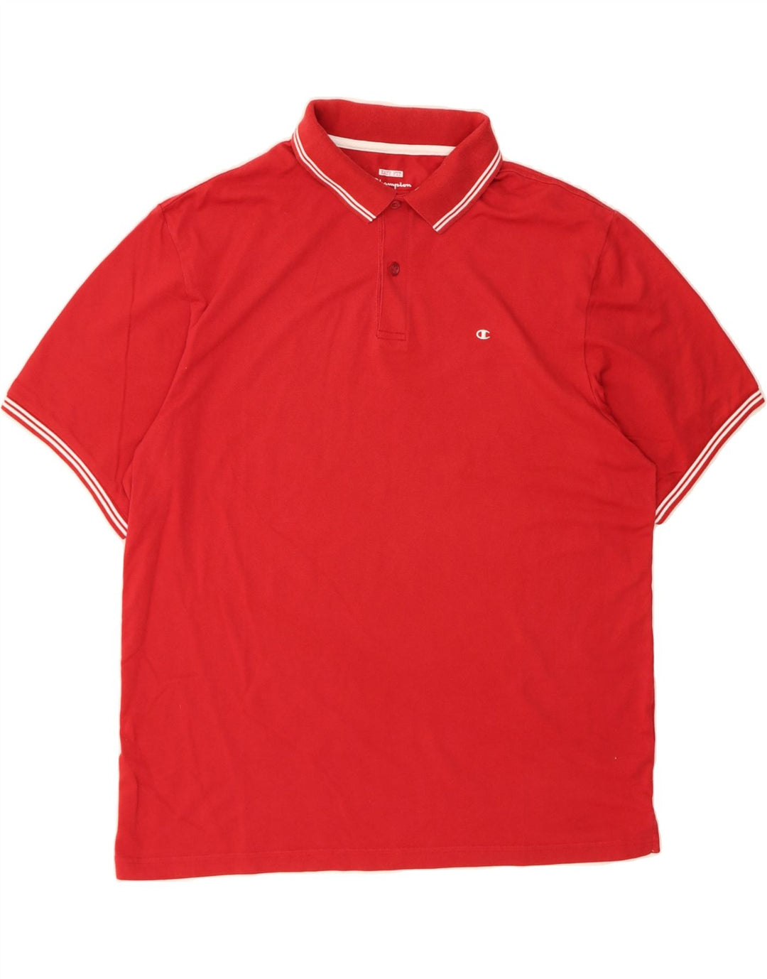 CHAMPION Mens Easy Fit Polo Shirt 3XL Red Vintage Champion and Second-Hand Champion from Messina Hembry 
