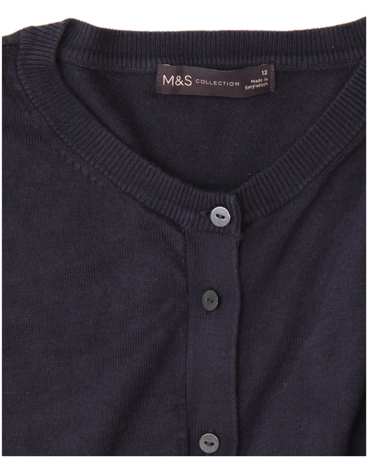Marks & Spencer Γυναικεία Ζακέτα πουλόβερ UK 12 μεσαίου μπλε Navy