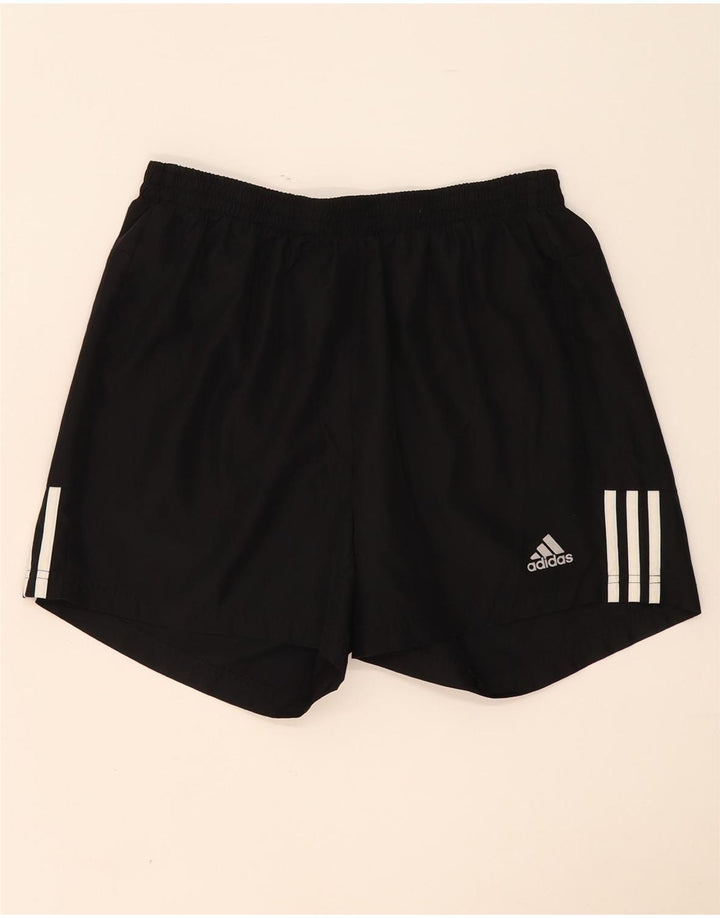 Γυναικείο αθλητικό σορτς Adidas UK 14 μεσαίο μαύρο πολυεστέρα