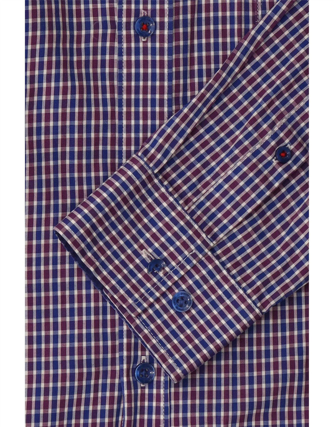 Ανδρικό πουκάμισο Pierre Cardin Μικρό Μπλε Check Polyester